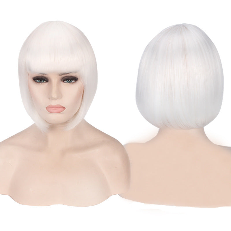 hight temperature cosplay wig short hair bob