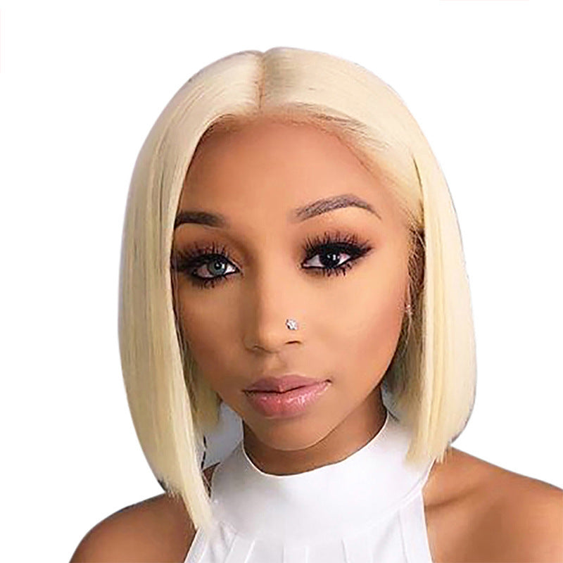 PreMax Blond short straight wig