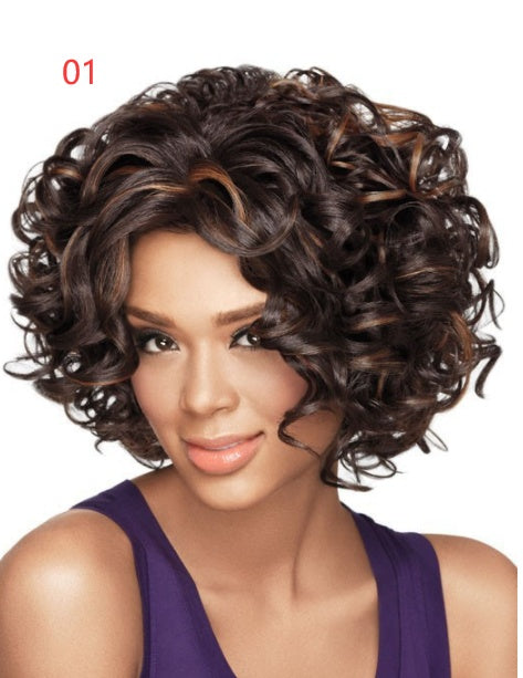 Coool Ladies short curly hair set