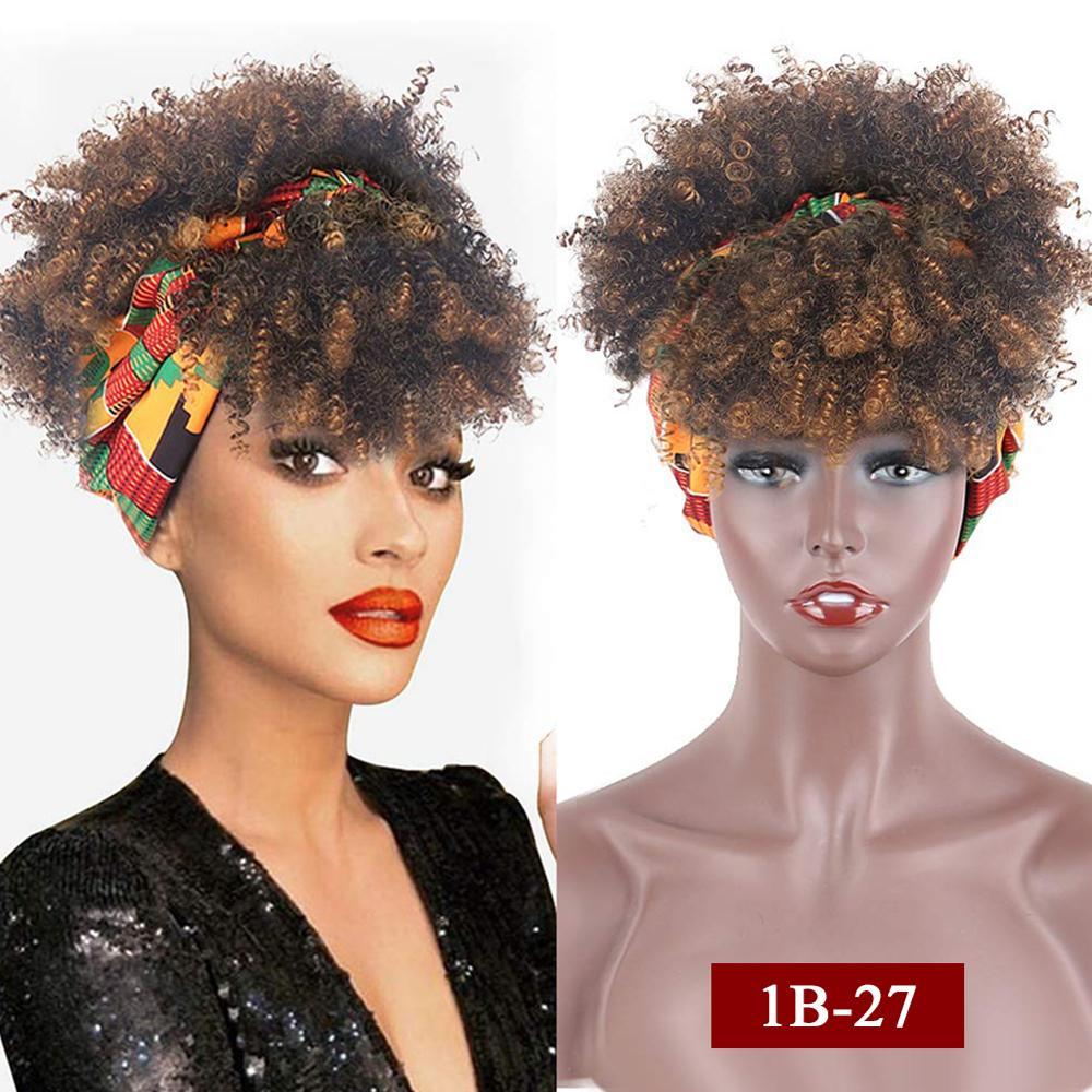Natural African wig headgear