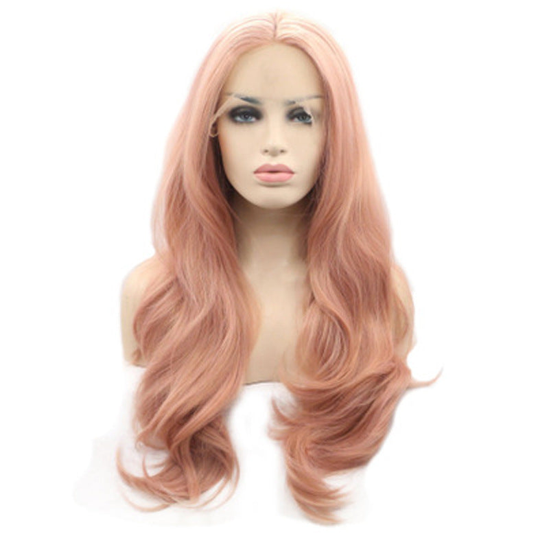 Natural Hair style Big Wave Synthetic Front Lace Wig