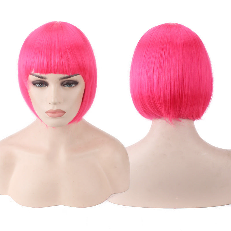 hight temperature cosplay wig short hair bob