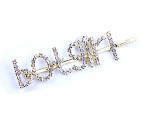 Constellation Word Clip English Character DIY Hairpin Hair Accessories Personalized Custom Wholesale