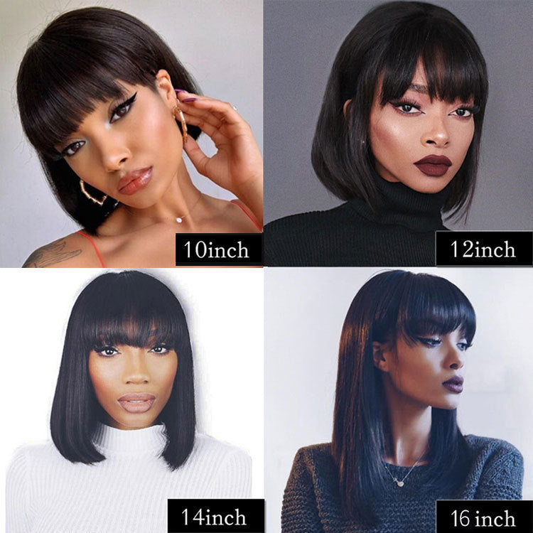 Coool Hair Full Machine Human Hair Wigs For Black Women