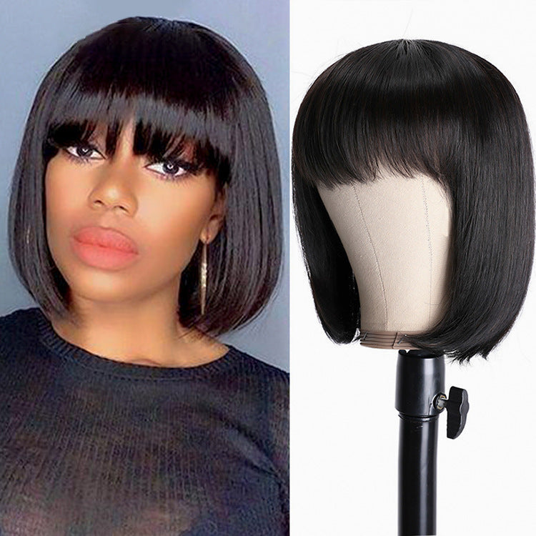Coool Hair Full Machine Human Hair Wigs For Black Women
