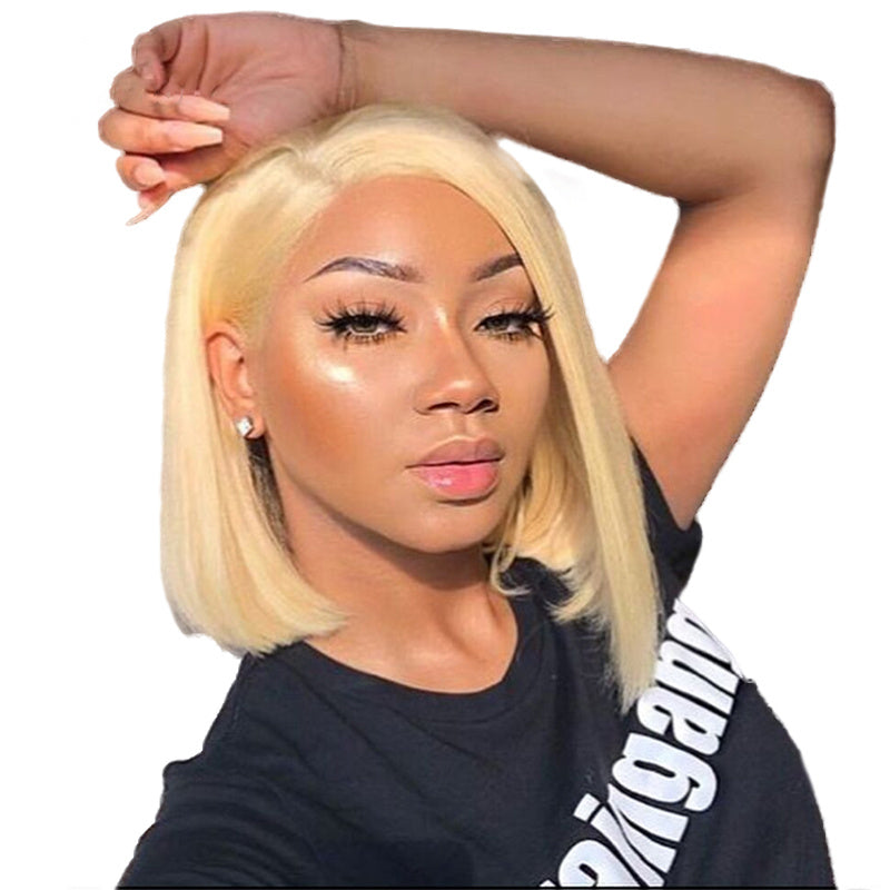 PreMax Blond short straight wig