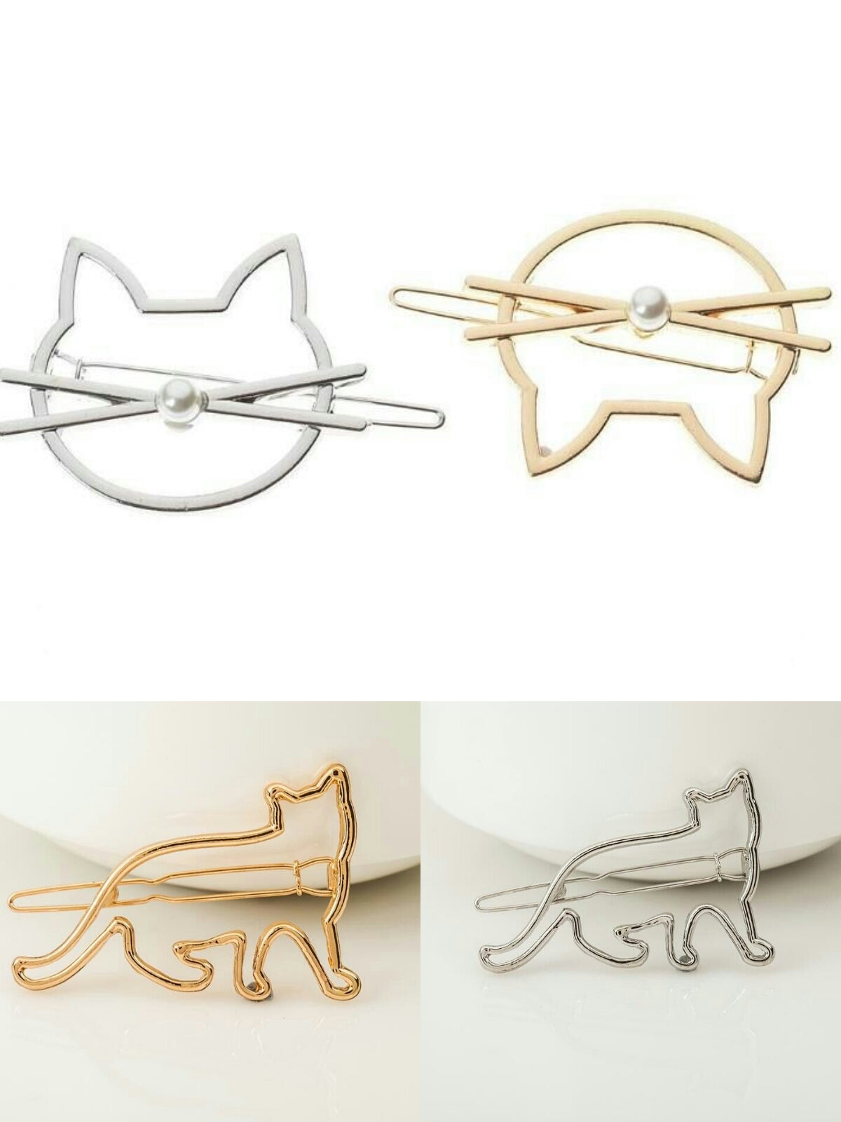 Coool Cute Kitty Hair Clips