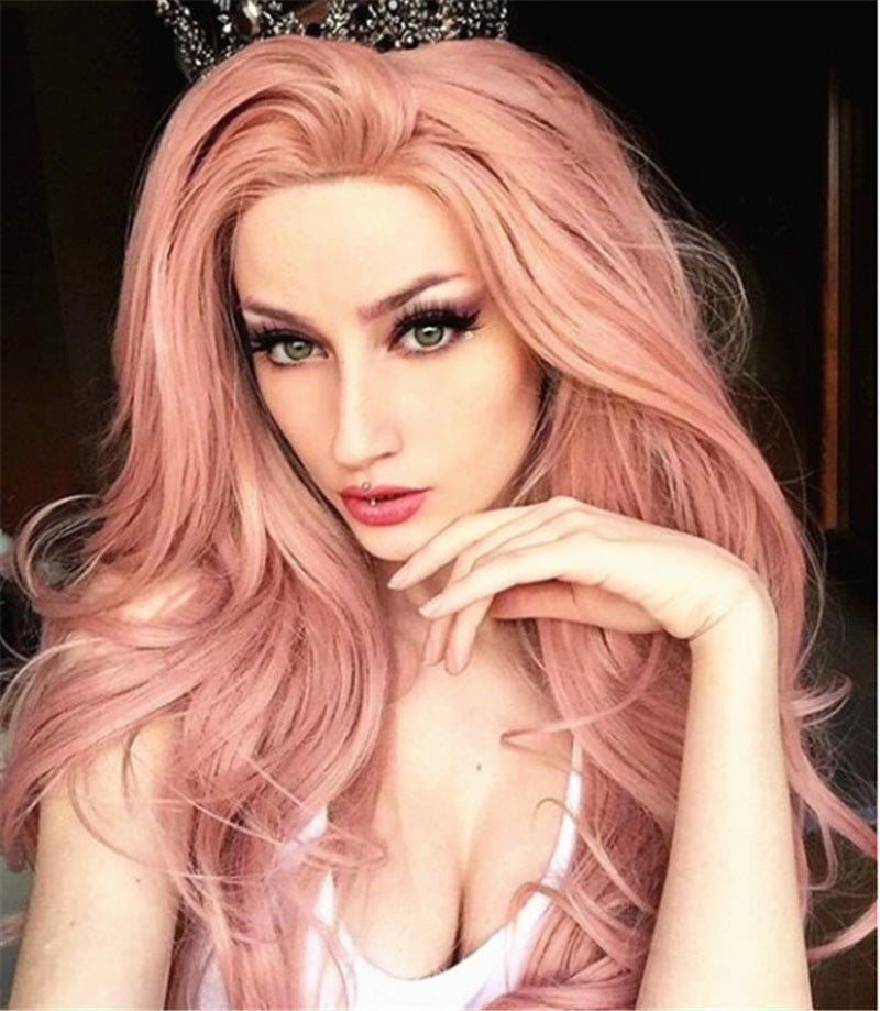 Human European And American Women With Curly Hair And Wavy Wigs