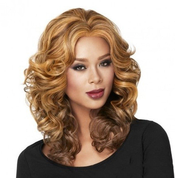 Coool Medium long curly human hair hood