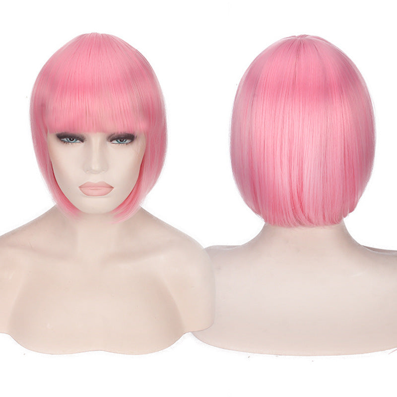 hight temperature cosplay wig short hair bob