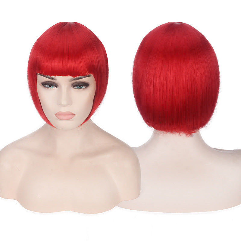 hight temperature cosplay wig short hair bob