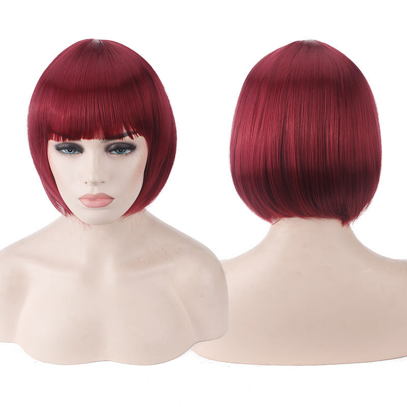 hight temperature cosplay wig short hair bob