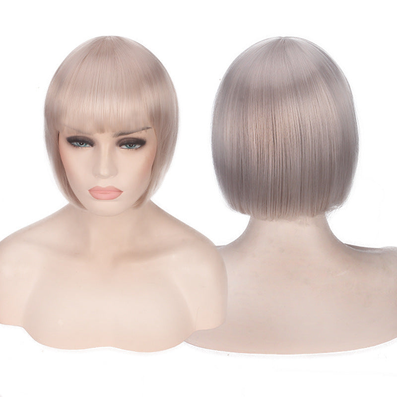 hight temperature cosplay wig short hair bob