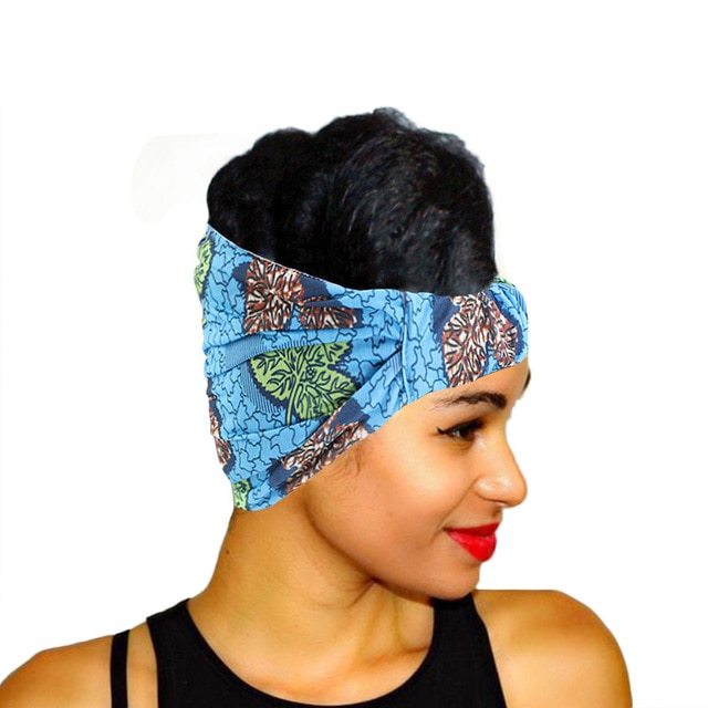 Style African Pattern Print Headband For Women Twist Style