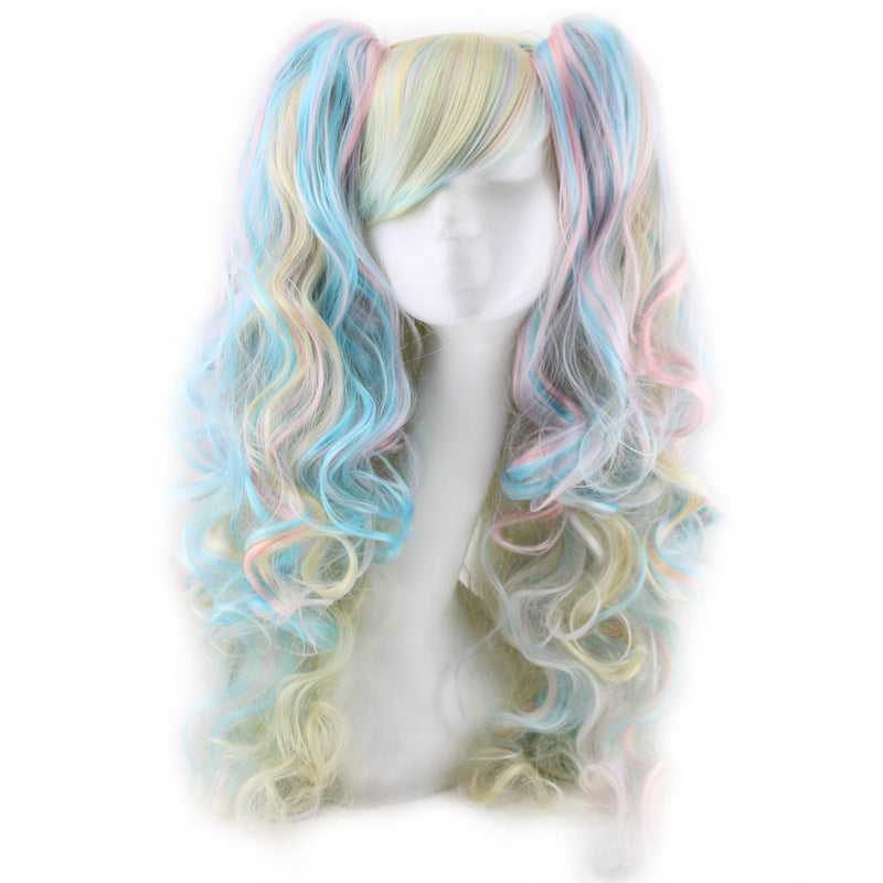 Coool Hair Colorful long curly wigs