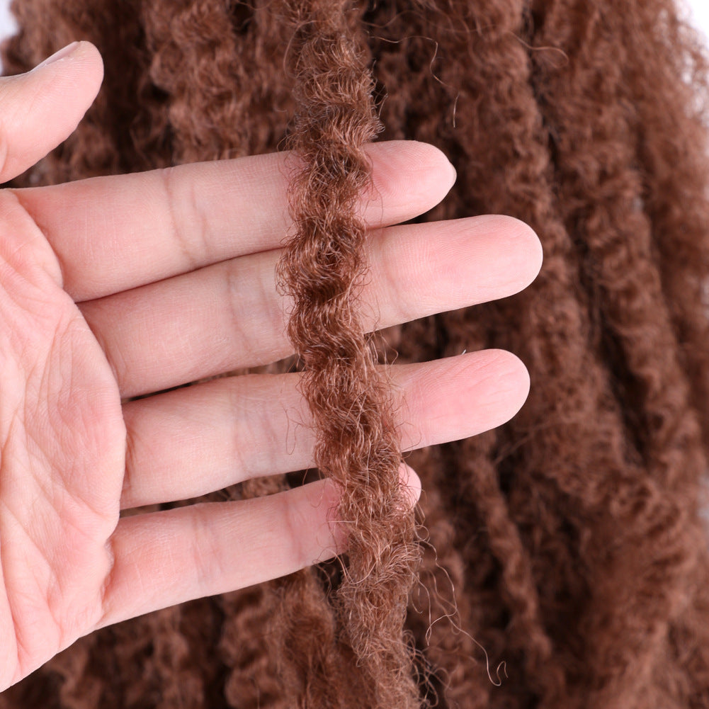 Natural African-style wig