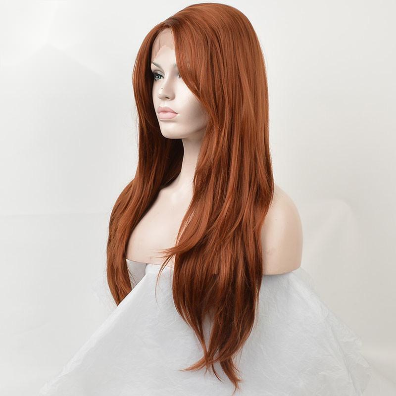 Synthetic Front Lace Long Curly Hair