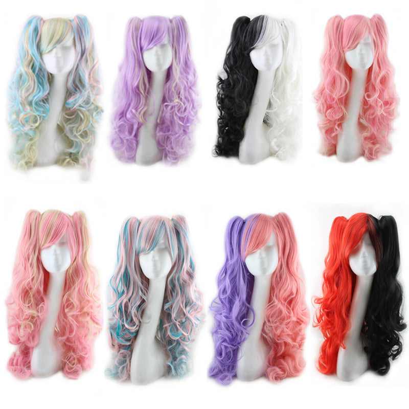 Coool Hair Colorful long curly wigs