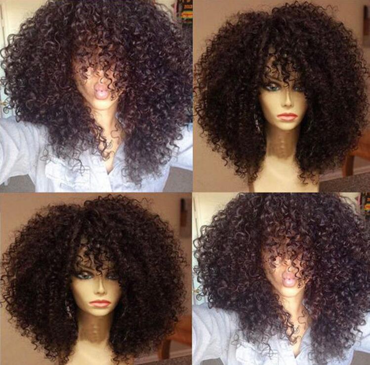 Curly Afro-black Volume Puffy Explosion Solid Color