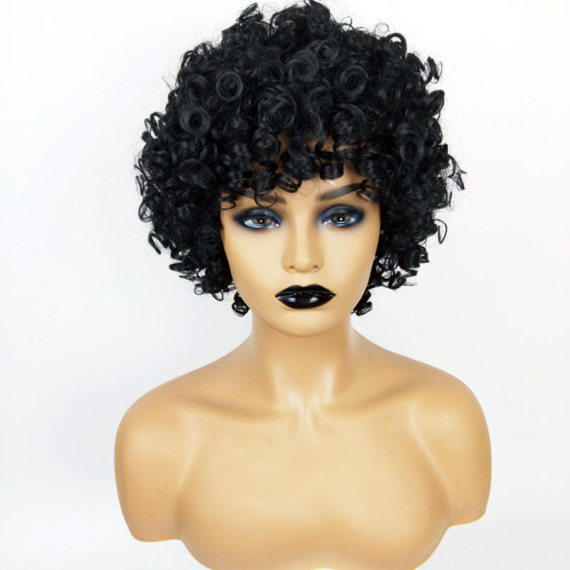 Women's curly hair hood