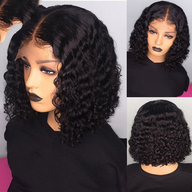 Coool Hair Burgundy  Gradient Color Wig Lace Front Short Bob Wig