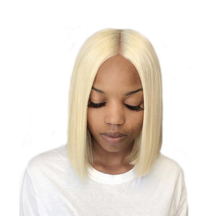 PreMax Blond short straight wig
