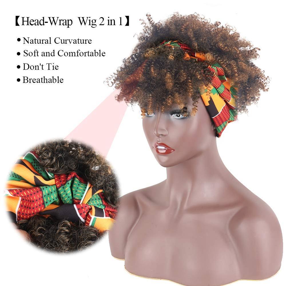 Natural African wig headgear