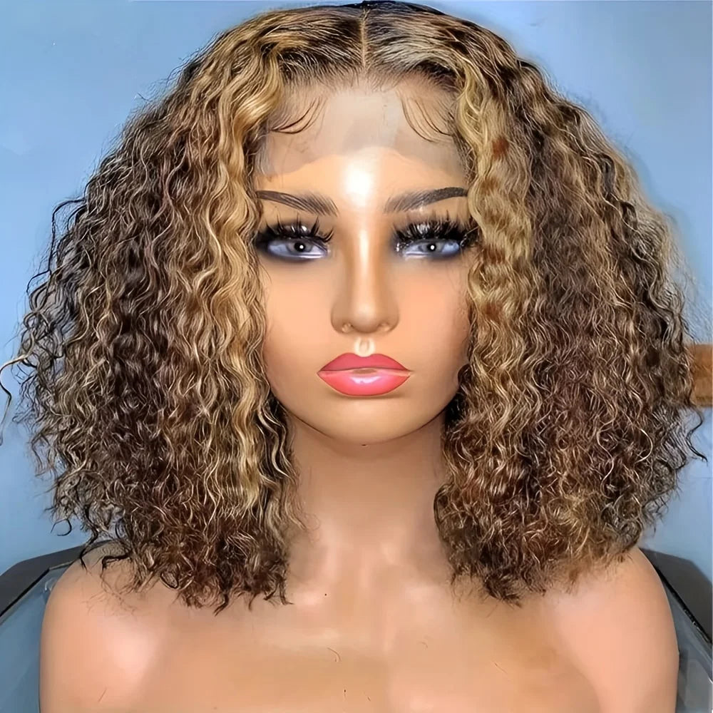 Highlight Curly Bob Wigs