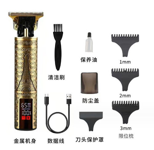 Hair Clipper, Electric Hair Clipper, Oil Head Engraving Razor