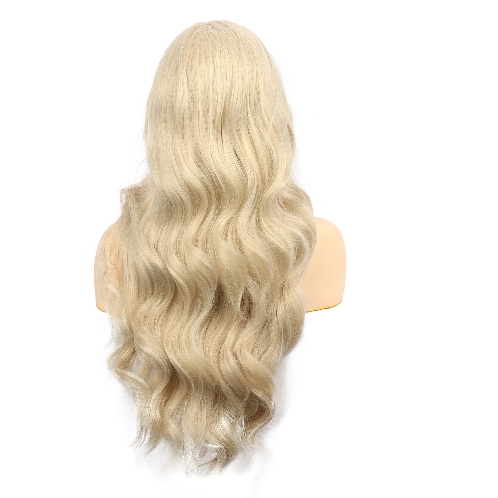 Women's Big Wave Wig Chemical Fiber Front Lace Head Cover