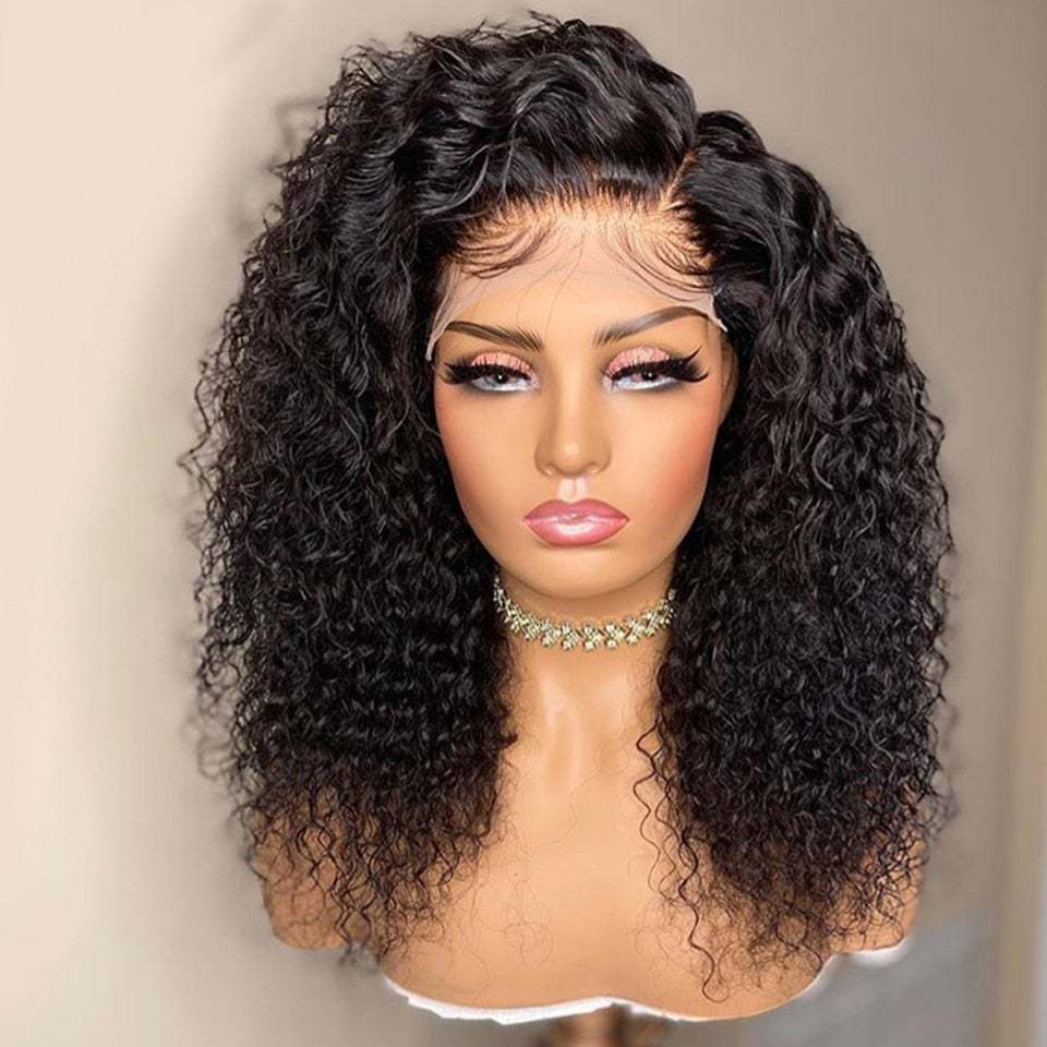 Human Hair European And American Wig African Roll Lady Chemical Fiber