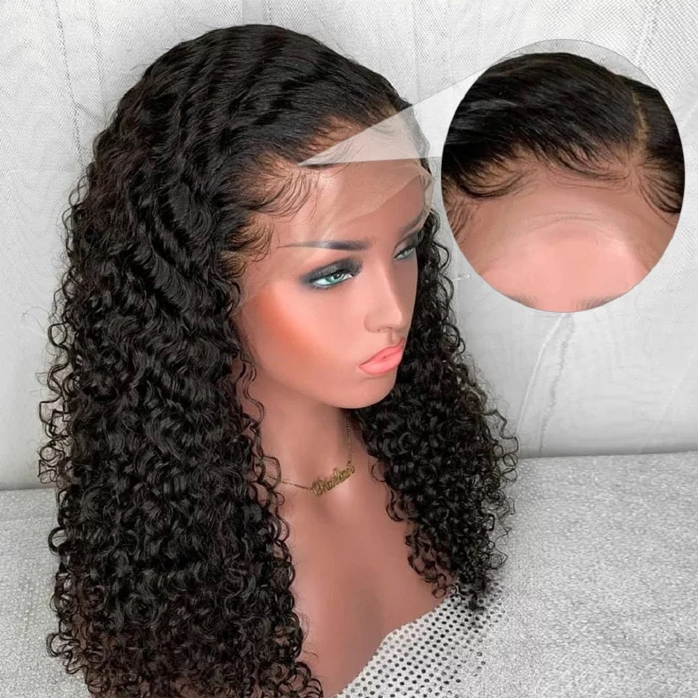 Human Front Lace Of Female Straight Hair Wig