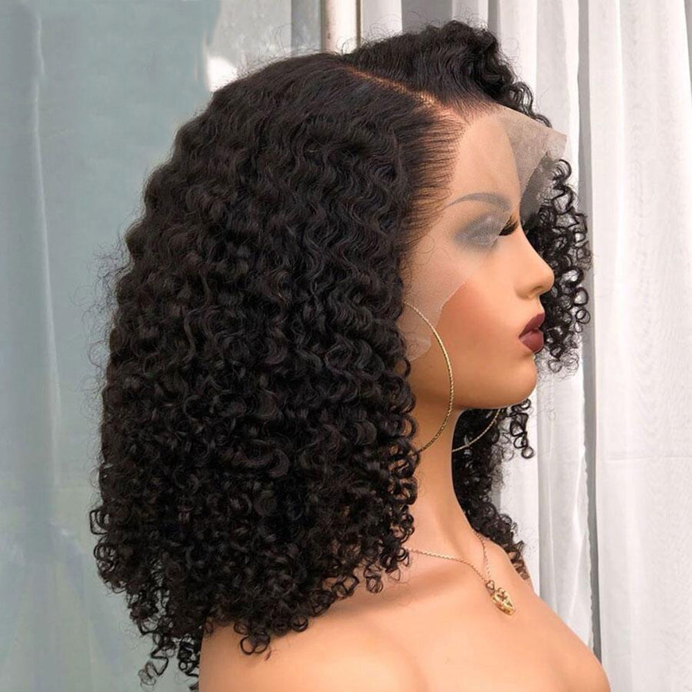 Coool Hair 10A Short Brazilian Lace Front Bob Wig Human Hair