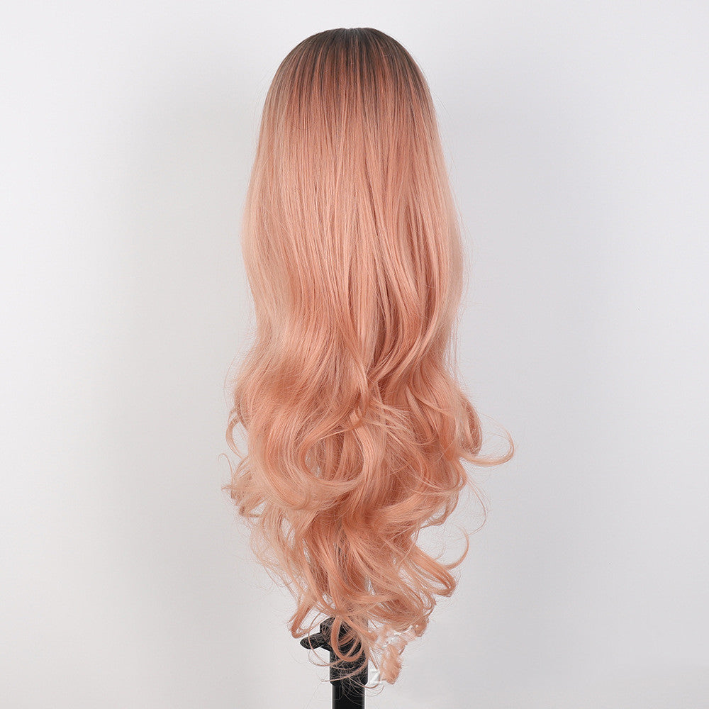 The New Rose Net Wig Is Thin And Straight With Long Curls